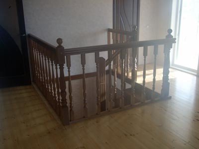 деревянная лестница под заказ в Иркутске